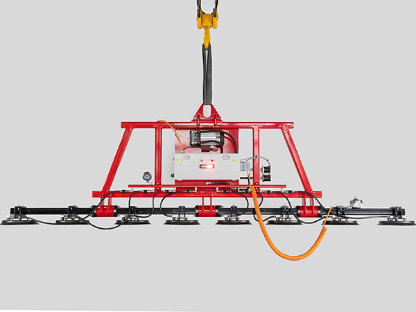 Vacuum lifter for vertical handling, A-hangers