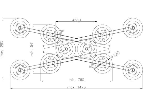 Vacuum lifter with electric rotation function