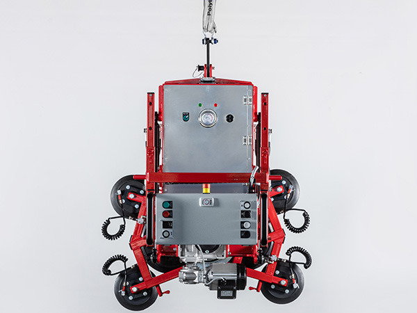 Appareils de levage à vide avec fonction de rotation électrique et fonction de pivotement hydraulique