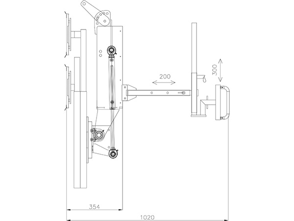 Appareils de levage à vide avec fonction de rotation électrique et fonction de pivotement hydraulique