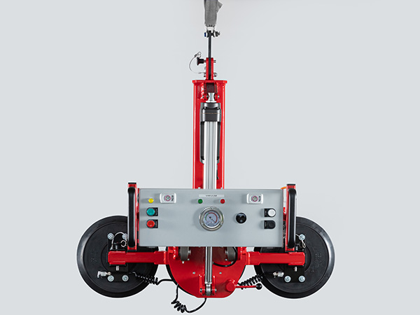 Vacuum lifter with manual rotation function and electric slew function