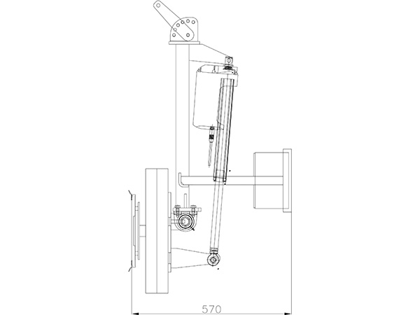 Vacuum lifter with electric slew function