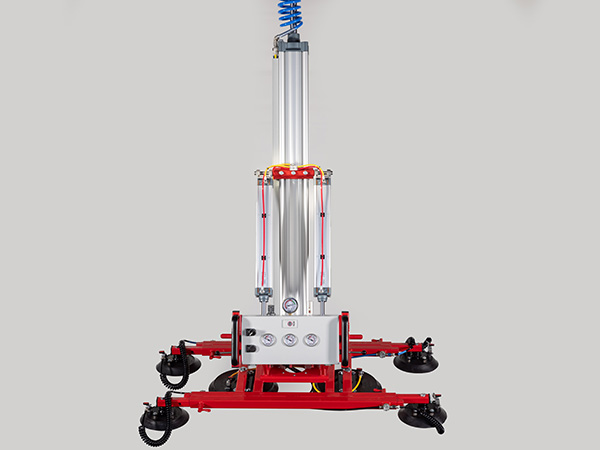 Vacuum lifter with pneumatic lifting cylinder