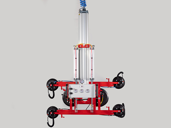 Vacuum lifter with pneumatic lifting cylinder