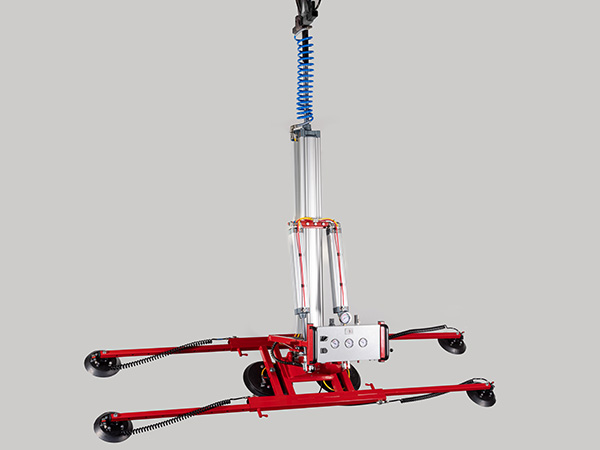 Vacuum lifter with pneumatic lifting cylinder