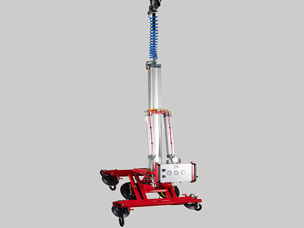 Vacuum lifter with pneumatic lifting cylinder