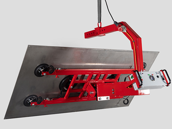 Vacuum lifter with reversible suction cup