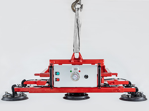 Vacuum lifter for horizontal handling