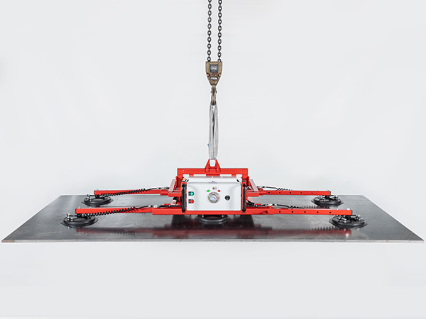 Vacuum lifter for horizontal handling