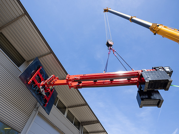 Gegengewichtsanlage für 6000 kg