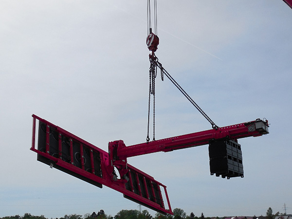 Gegengewichtsanlage für 6000 kg