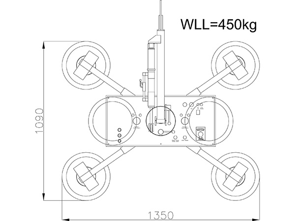 Appareils de levage à vide jusqu'à 450 kg - rotation/pivotement manuel(le)