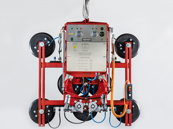 Vacuum lifter up to 1000 kg – rotating electrically/slewing hydraulically