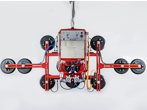 Vacuum lifter up to 1000 kg – rotating electrically/slewing hydraulically