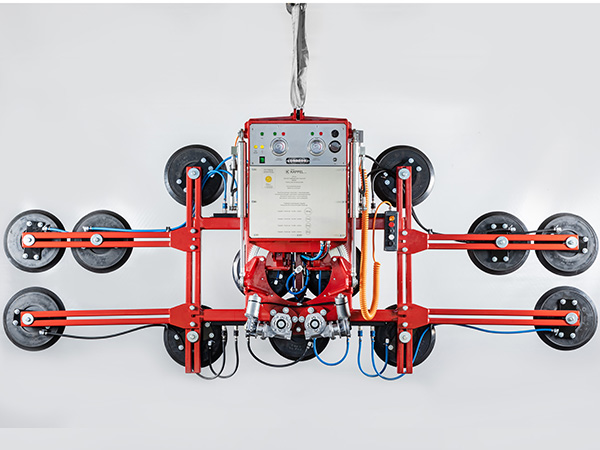 Elevador por vacío hasta 1000 kg - rotación eléctrica/giro hidráulico